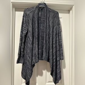 Banana Republic Charcoal Open Front Cardigan